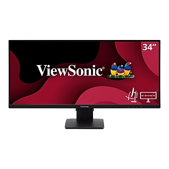 ViewSonic 34" 4K Ultra HD LED Monitor, Black (VA3456-MHDJ)