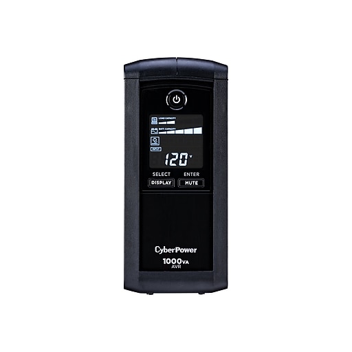 CyberPower Intelligent 1000VA UPS Battery Backup and Surge Protector, 9