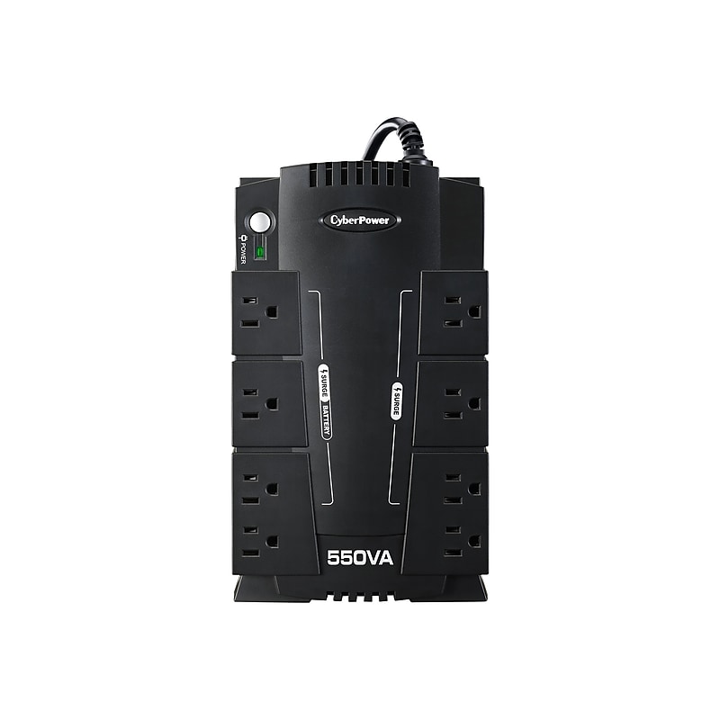 CyberPower 550VA 8-Outlet UPS (CP550SLG) image 1