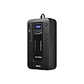 CyberPower Ecologic Series 850VA 12-Outlet UPS, Black (EC850LCD)