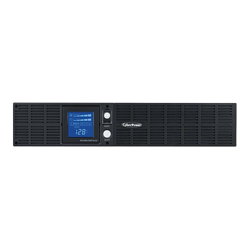 CyberPower Smart App Intelligent LCD 1500VA UPS, 8-Outlets, Black (OR1500LCDRTXL2U) image 1