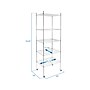 Mount-It! 5-Tier Steel Shelving Unit with Wheels, 24", Silver (MI-7862)~#|#~sp148401177_sc7