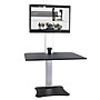 Victor Technology 28" W High Rise™ Electric Single Monitor Standing Desk, Laminate Wood (DC400)  ~#|#~sp14871167_sc7