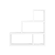 Gry Mattr Parsons 3-Shelf 44"H Cube Bookcase, White (GMCC-00844)