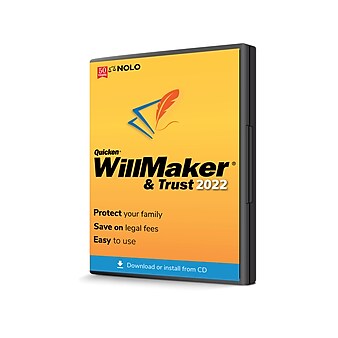 Quicken WillMaker & Trust 2022 for 1 User, Windows, Download (ESD-WM22)