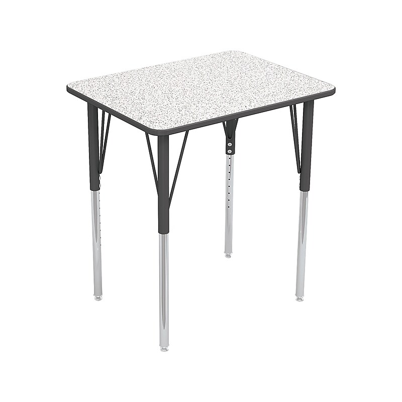 MooreCo Essentials Economy 26" Student Desk, Gray Nebula (91673) image 1
