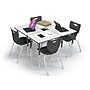 MooreCo Essentials Economy 26" Student Desk, Gray Nebula (91673)~#|#~sp148784029_sc7