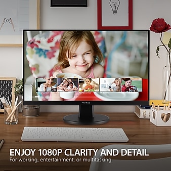 ViewSonic 24" 1080p 75Hz Full HD LED Monitor, Black(VA2447-MH)