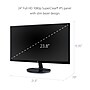ViewSonic 24" 100Hz LED Monitor, Black (VA2459-SMH)~#|#~sp148978663_sc7