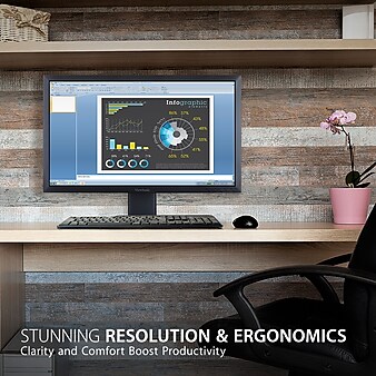 ViewSonic 22" 1080p  Ergonomic LED Monitor, Black (VG2249)