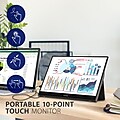 ViewSonic Portable 15.6" IPS LED Monitor, Black (TD1655)
