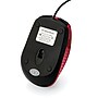 Verbatim Notebook Ergonomic Ambidextrous Optical USB Mouse, Red (99742)~#|#~sp14904523_sc7