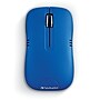 Verbatim Commuter Wireless Ergonomic Ambidextrous Optical USB Mouse, Blue (99766)~#|#~sp14904615_sc7