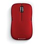 Verbatim Commuter Wireless Ergonomic Ambidextrous Optical USB Mouse, Red (99767)~#|#~sp14904620_sc7