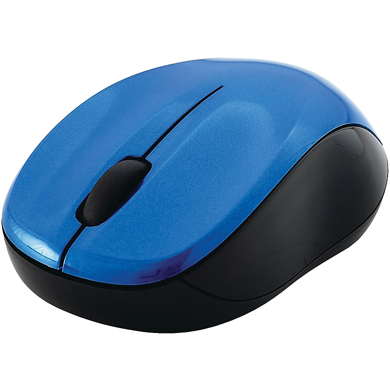 Verbatim Ambidextrous Silent Wireless Blue LED Mouse, Blue (VTM99770) image 1