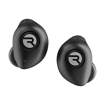 Raycon The Fitness In-Ear True Wireless Bluetooth Earbuds with Microphone and Charging Case, Carbon Black (RBE745-21E-BLA)