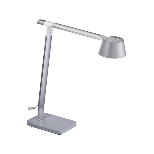 Black & Decker Verve Designer LED Desk Lamp, 17.91, Ultimate Gray Brushed  Aluminum (LED2100-QISM-S)