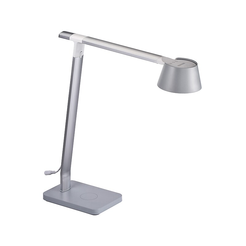 Black & Decker Verve Designer LED Desk Lamp, 17.91", Ultimate Gray Brushed Aluminum (LED2100-QISM-S) image 1