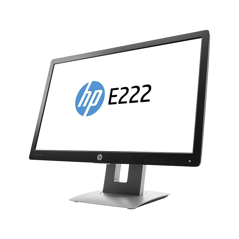 HP EliteDisplay Refurbished 21.5" LED Monitor, Black/Silver (HPR-E222) image 1