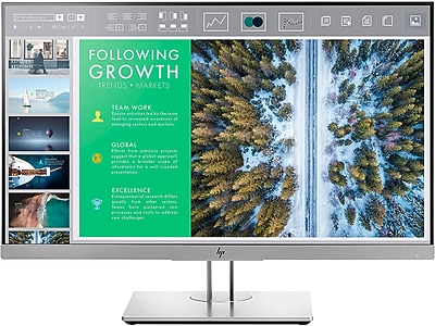 HP EliteDisplay Refurbished 23.8" 60Hz LED Monitor, Black/Silver (HPR-E243)