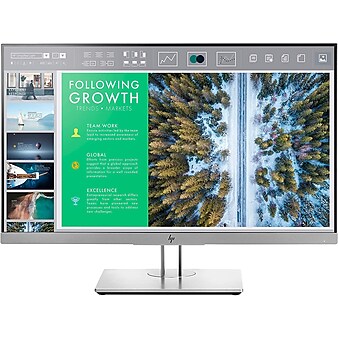HP EliteDisplay Refurbished 23.8" LED Monitor, Black/Silver (HPR-E243)