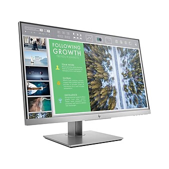 HP EliteDisplay Refurbished 23.8" LED Monitor, Black/Silver (HPR-E243)