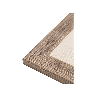 U Brands Linen Bulletin Board, Wood Frame, 3' x 2' (4891U00-01)
