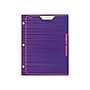 Mead Trapper Keeper 3-Hole Punched 2-Pocket Presentation Folders, Assorted Colors (33100)~#|#~sp149405922_sc7