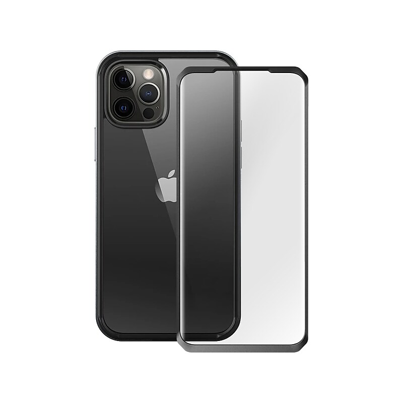 SUPCASE Unicorn Beetle Black Edge with Screen Protector Clear Case for iPhone 13 Pro (SUP-iPhone2021Pro-6.1-EdgePro-SP-Black) image 1