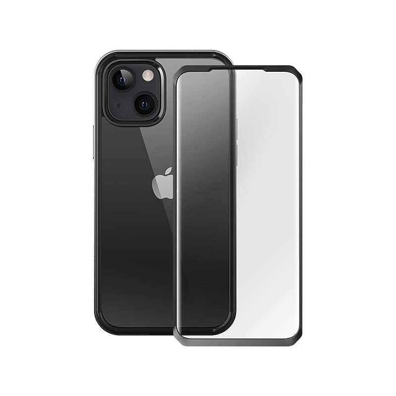 SUPCASE Unicorn Beetle Black Edge with Screen Protector Clear Case for iPhone 13 (SUP-iPhone2021-6.1-EdgePro-SP-Black) image 1