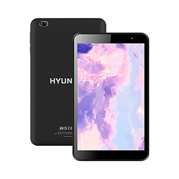 Hyundai HYtab Plus 8WB1 8" HD Tablet, WiFi, 2GB RAM, 32GB, Android 11 Go edition, Black (HT8WB1RBK02)