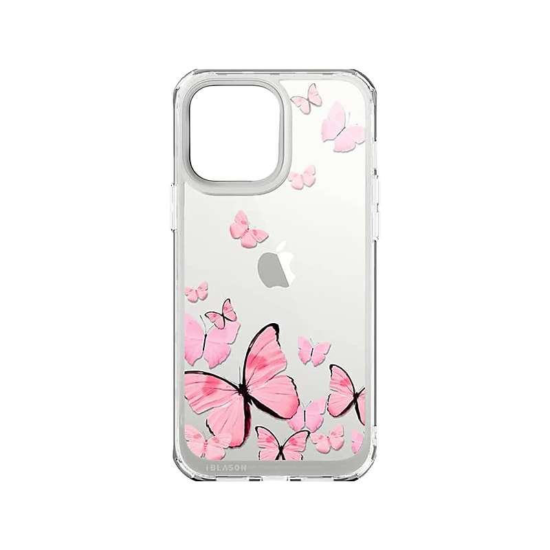 i-Blason Halo Butterfly Pink Snap Case for iPhone 13 Pro Max (iPhone2021-6.7-Halo-E) image 1