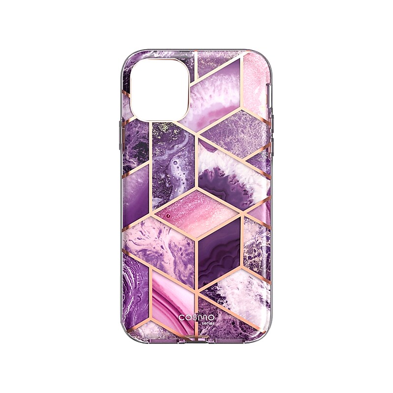i-Blason Cosmo Marble Purple Snap Case for iPhone 13 (iPhone2021-6.1-Cosmo-SP-Ameth) image 1
