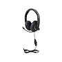 Hamilton Buhl Smart-Trek Mini Noise Canceling Stereo On Ear Headset, Black/Silver (STM2BK)~#|#~sp149495647_sc7
