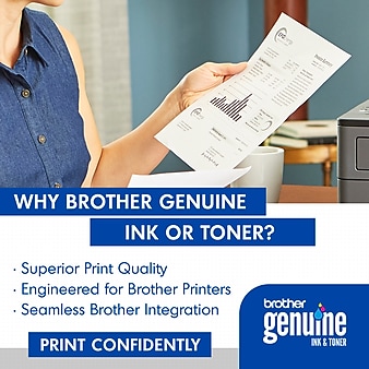 Brother TN-630 Black Toner Cartridge, Standard Yield, print up to 1200 pages