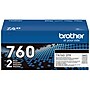Brother TN 760 Black High Yield Toner Cartridge, 2/Pack (TN7602PK)~#|#~sp149495897_sc7