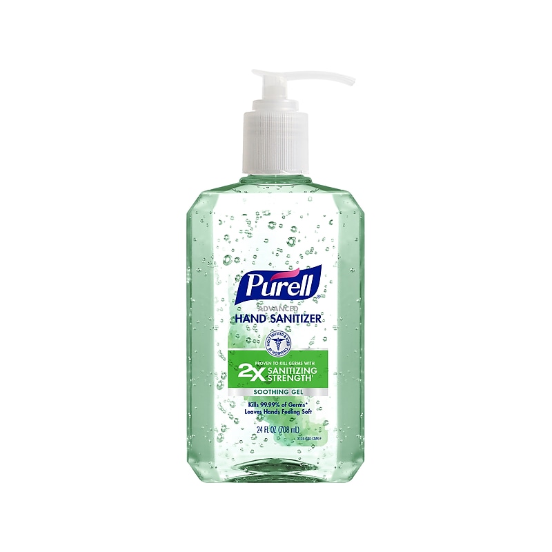PURELL Advanced 70% Alcohol Gel Hand Sanitizer, 24 Fl. Oz. (3124-04-CMR) image 1