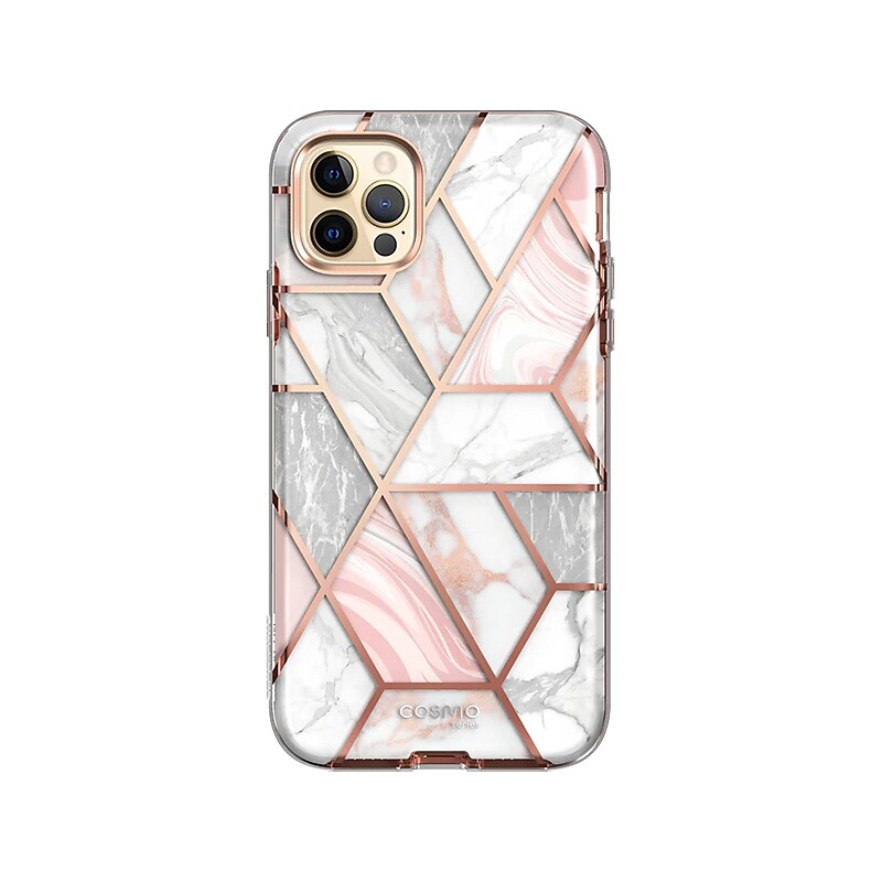 i-Blason Cosmo Marble Pink Snap Case for iPhone 13 Pro Max (iPhone2021-6.7-Cosmo-SP-Marble) image 1