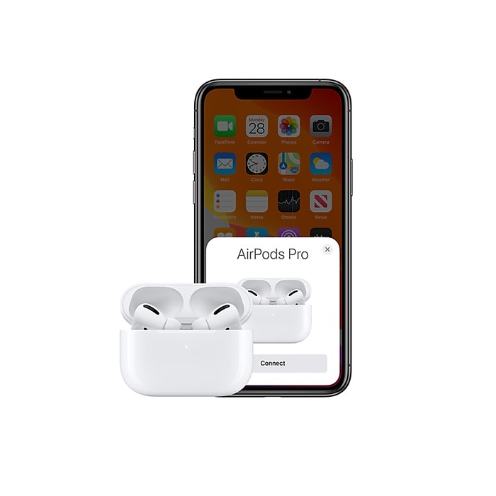 Apple AirPods Pro Wireless Active Noise Canceling Earbuds, Bluetooth, White (MLWK3AM/A) | Staples Apple AirPods Pro Wireless Active Noise Canceling Earbuds, Bluetooth, White (MLWK3AM/A) | Staples