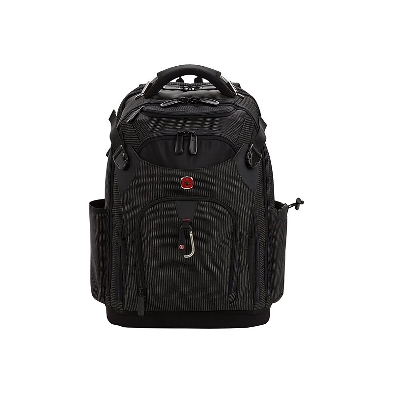 SwissGear USB Work Pack Pro Tool Laptop Backpack, Black with White Dots Plastic (3636200472) image 1