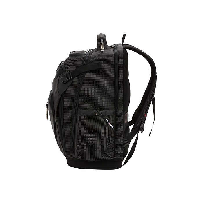 SwissGear USB Work Pack Pro Tool Laptop Backpack, Black with White Dots  Plastic (3636200472) | Staples