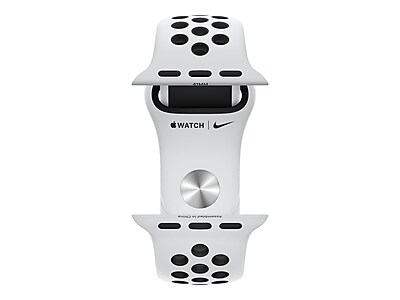 Apple 41mm Pure Platinum/Black Nike Sport Band
