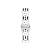 Apple Nike Watch Band, Black/Pure Platinum (ML893AM/A)