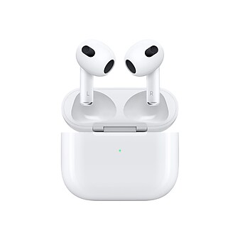 Apple AirPods (3rd Generation) Bluetooth Earbuds, White (MME73AM/A)