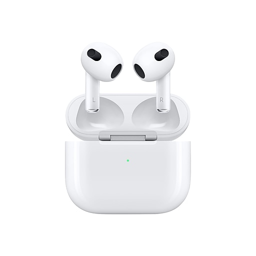 Opera Skygge Tvunget Apple AirPods (3rd Generation) Bluetooth Earbuds, White (MME73AM/A) |  Staples