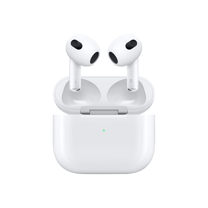 Apple AirPods 3rd Generation Wireless Earbuds, Bluetooth, White (MME73LL/A) image 1