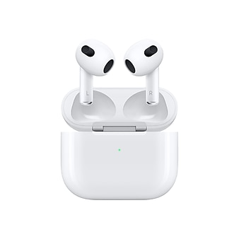 Apple AirPods (3rd Generation) Bluetooth Earbuds, White (MME73AM/A)