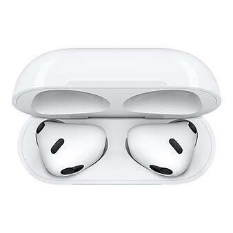 Apple AirPods (3rd Generation) Bluetooth Earbuds, White (MME73AM/A)