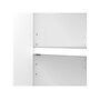 Bush Business Furniture Hybrid 73"H 5-Shelf Bookcase with Doors, White Laminated Wood (HYB024WH)~#|#~sp149697668_sc7