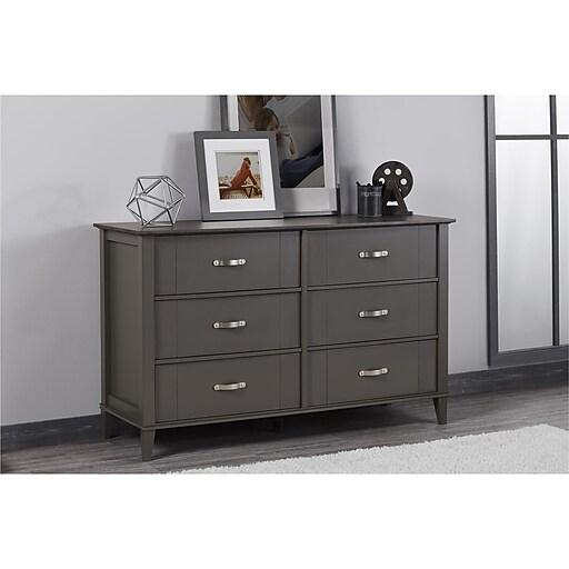 Ameriwood Home Quinn Nightstand Gray 5746408 At Staples